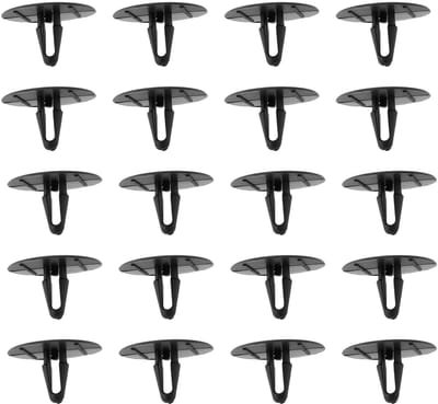Dailygoods- Isolatieclips 20 Stuks - Bevestigingsclips Auto - Vervangingsonderdelen - Duurzaam Plastic - Compatibel met Toyota - Afmetingen 30x19 mm