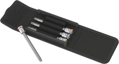 Zyklop TORX 1/4 inch dopset met houderfunctie - 4-delige set