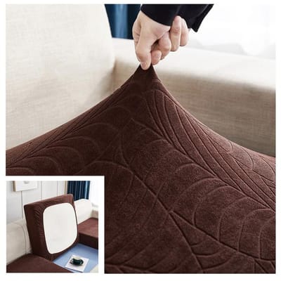 Waterdichte bankzitkussenhoes Jacquard stoelhoes Stretch wasbaar verwijderbare bankhoes Home bankbeschermer 1 st. Normal Size 2