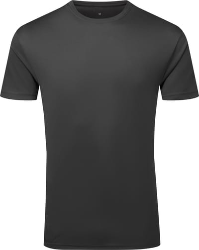 TriDri Men´s Textured Recycled T-Shirt TR503 - Charcoal - S