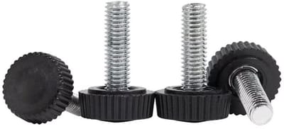Dailygoods- Kartelschroef kunststof - Ronde kop - Vleugelschroef - M4x14mm - 50 stuks - Bevestigingselement voor elektronica - Bevestigingsschroef