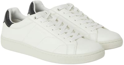 Björn Borg Deuce (T305) Sneaker Heren - Witte Sneaker - Lage Schoen - Wit/Zwart - Maat 41