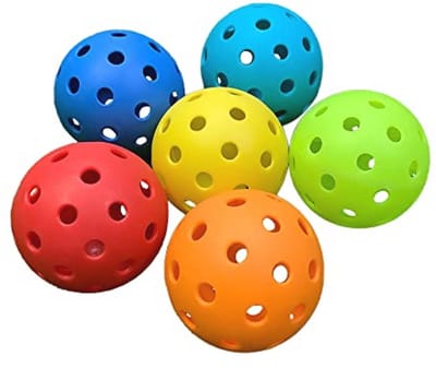 Floorball & Unihockey Ballen Set - 6-delige Set met wedstrijdbal en trainingsbal