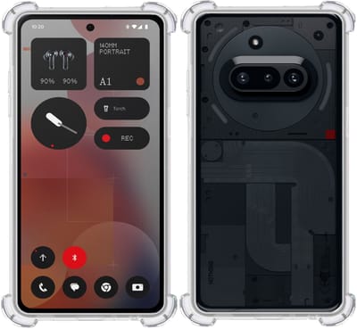 TechNow Hoesje geschikt voor Nothing Phone (3a) – Hoesje Screenprotector - Extreme Shock Case – Case Transparant