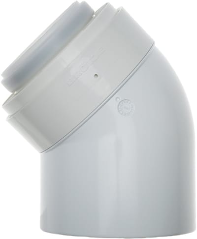 Brötje Bocht 45 graden DN 80/125 PPs/AI concentrisch, 994958