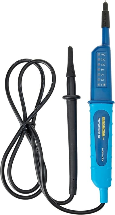 Spanningstester LED-display 6-400 V, 2-polig