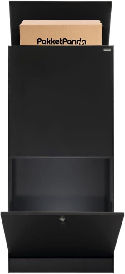 Pakketbrievenbus XXL - Pakketbox brievenbus - Veilig pakketten ontvangen - Extra grote inworpopening - 30 x 45 x 95 cm