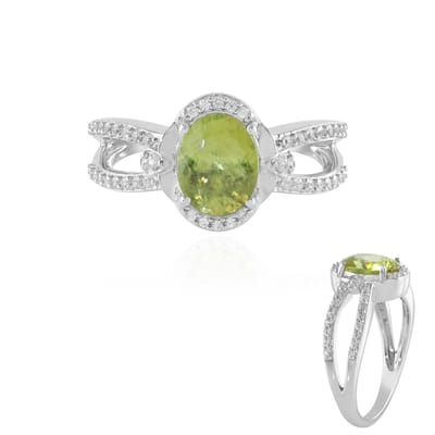 Sterling zilveren ring Madagaskar Sphene