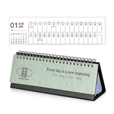 Bureaukalender 2026 - Familiekalender - Kantoorrooster - Grote rasterkalender met dik papier - Januari tot en met december 2026 - Schoolbenodigdheden - Geschikt voor werk - Studentenhuis - Kerst- en nieuwjaarsversieringen - 8,27x2,76 inch-Groenzwart