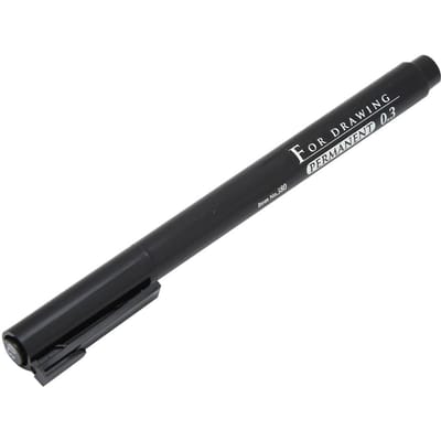 Zwarte Olieachtige Inkt Micron Liner Fijne Punt Markerpennen voor Tekenen Schetsen Comic (0.3mm) gray