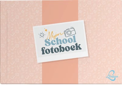 Mijn Schoolfotoboek Basisschool Schoolfoto's Opgroeiboek - Schoolfoto Album Schooljarenboek - School Fotoboek Kind Klassenfoto Boek
