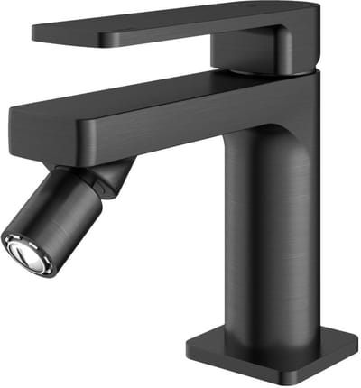 Hotbath Gal Bidetmengkraan zonder Waste - Geborsteld Gunmetal PVD