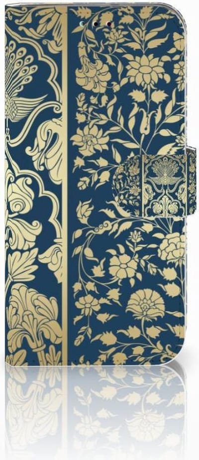 Samsung Galaxy A40 Hoesje Beige Flowers