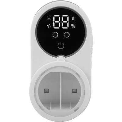 Tandenborstelreiniger en Houder Wandmontage Tandenborstelreiniger en Droger Automatische Infrarood Sensing met Groot Scherm Wit