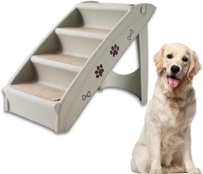 Huisdier Trappen - Hondenladder Kattenladder - Huisdieren Toegang Geven - Opvouwbaar & Draagbaar Ontwerp