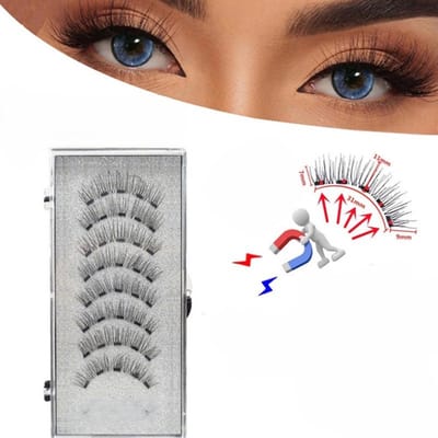 Magnetische Wimpers - Valse Wimpers - Lashes nepwimpers zonder lijm - Fake lashes - Wimper extensions- Herbruikbare magnetische wimperset, Nepwimpers, Oogmake-up, lashes - LOUZIR