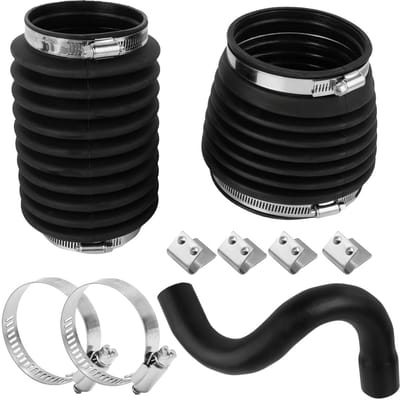 Dailygoody - Kruiskoppeling - Uitlaatbalg Kits - Voor Volvo Penta Marine - Vervanging - Inclusief Slang - Geschikt voor AQ200 250 270 275 280 290