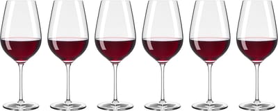 Ritzenhoff Wijnglazen Rode Wijn - 6 Stuks - Kristalglas - 609 ml - Luxe Wijnglazen - Geschikt voor de Vaatwasser