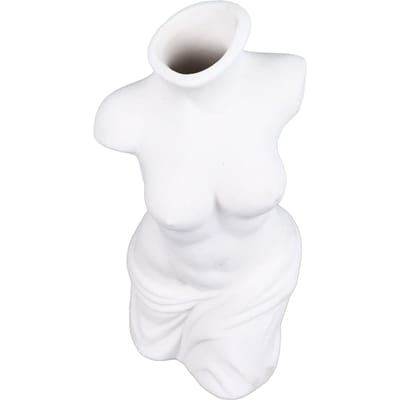 Vrouwelijke Lichaamsvaas Wit Keramiek Creatieve Vrouwelijke Curve Vazen voor Thuis Woonkamer Gastenverblijf white