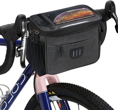ApexArte® Stuurtas Fiets - Enkele Fietstas Afneembaar - Waterbestendig