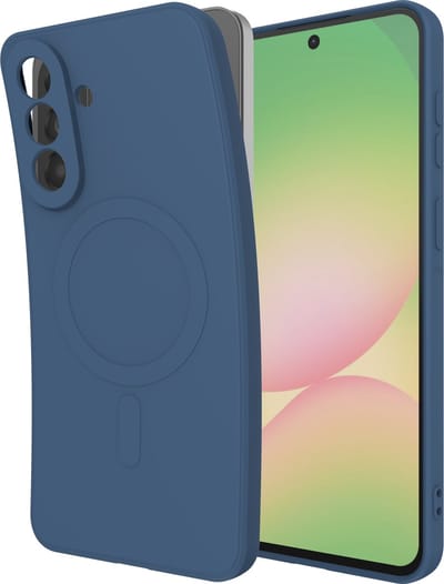 Cazy hoesje geschikt voor Samsung Galaxy A57 Hoesje geschikt voor MagSafe - Color Backcover - Blauw
