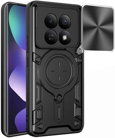 Hoesje geschikt voor Xiaomi Redmi Note 15 4G/5G / Xiaomi Poco M8 - Techsuit CamGuard Pro Back Cover - Zwart
