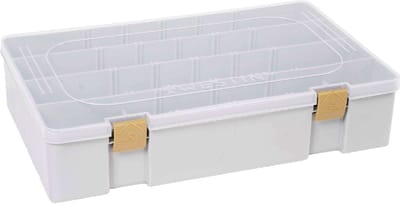Westin W3 Tackle Box Compartmens Grey & Clear 36x22,5x8 cm