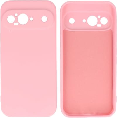 Hoesje Geschikt voor de Google Pixel 9 - Fashion Backcover Hoesje - Colorful Telefoonhoesje - Roze