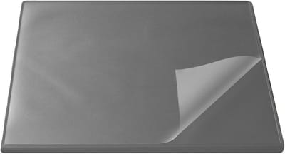 Antislip Bureauonderlegger met Randbescherming en Transparante Beschermfolie - 52x65 cm