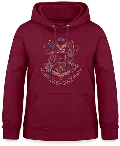 Harry Potter Hogwarts onderdelen Hoodie Dames