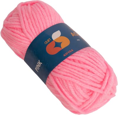 Colorations - Acrylgaren 4 mm - 50gr - Roze