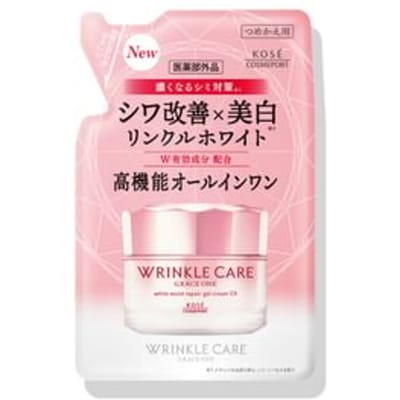 Kose - Grace One Wrinkle Care White Moist Repair Gel Cream EX 90g Refill
