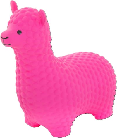 JUMPY Alpaca - skippy Fel Roze – Hopper 100 kg belastbaar - Speelgoed Skippybal - Skippy Dieren - Skippybal Haas - Kinderspeelgoed - Speelgoed 12 maanden - Inclusief Pomp - Tot 100 kg Gewicht - Skippy bal - Cadeau kind - voedselveilige materialen
