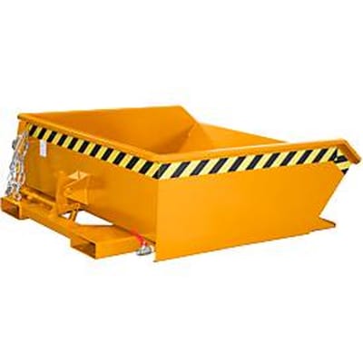 Spaanbak Bauer SMGU 460, olie- en waterdicht gelast, 460 liter, oranje