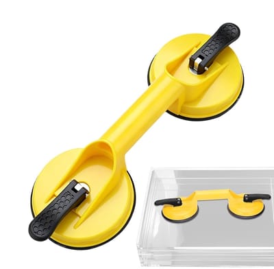 Zware Zuignappen - Vacuüm Lifter - Materiaal Verplaatsen - 119 cm Diameter - 91 kg Draagvermogen - Zwart