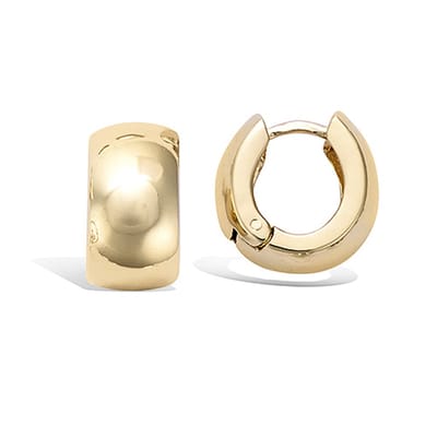 CHIVAL 18K Verguld Gouden Oorbellen – Bold Charm – Tijdloos, Elegant, Hypoallergeen, Luxe, Cadeau voor haar, Tijdloos, Sieraad, Geschenkverpakking, Massief