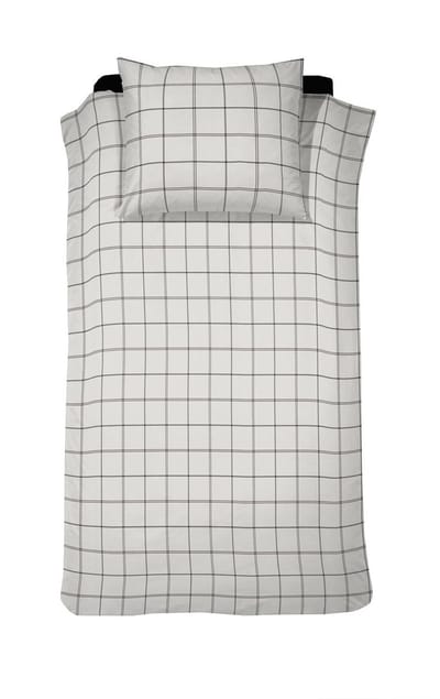 Cinderella Kody Dekbedovertrek - 1 Persoons - Flanel - 140x200/220 cm - Off White