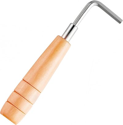 Truss Rod Sleutel 4mm voor Akoestische en Elektrische Gitaren, Reparatietool met Houten Handvat voor Eenvoudige Afstelling