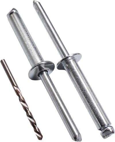 Blinde Klinknagels - Popnagels Staal - Metalen Verbinden - Verzinkt Staal - 80 Stuks - Zilver