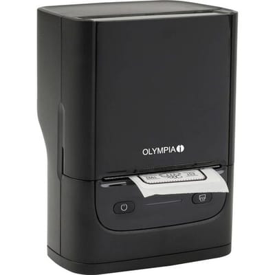 Olympia Thermische Label Printer P220 Wireless Zwart - Incl. smartphone app - Bluetooth - USB - Incl. etiketten - Thuis | Kantoor | Hobby