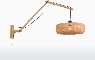 GOOD&MOJO Wandlamp Palawan - Bamboe - 100x40x70cm - Binnen Scandinavisch,Bohemian