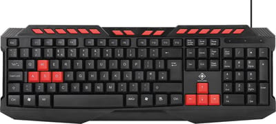 Deltaco GAMING - Gaming toetsenbord - Engels (VK) - Zwart