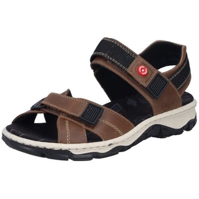 Rieker dames trekking sandalen blauw-grijs Sandalen 68851-22 bruin