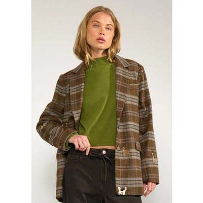 Blazer Nümph Nuezma 707296 Oversize Blazer Kelp