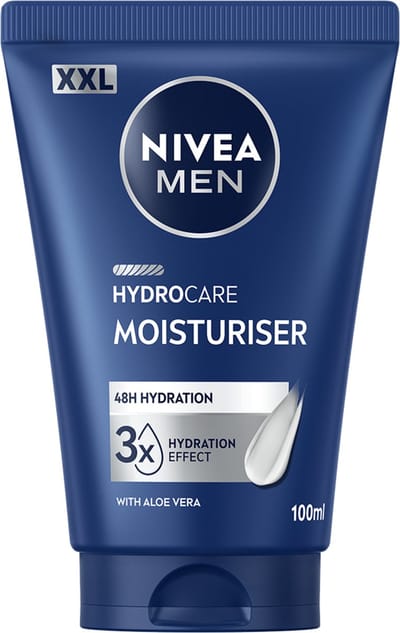 NIVEA MEN Hydrocare Gezichtscrème XXL – Hydraterende Crème - Moisturizer – Normale & Gevoelige Huid – Dagcrème - 100ml