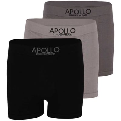Apollo - Boxershort heren - Heren boxershorts - Maat L - Naadloze boxerhorts heren - Boxershort multipack - Heren boxershort pack - Ondergoed heren
