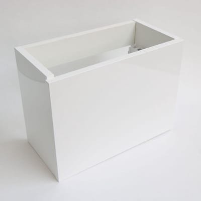Toiletmeubel INK Versus Fontein Onderkast 36x18x27cm MDF Gelakt Hoogglans Wit Greeploos