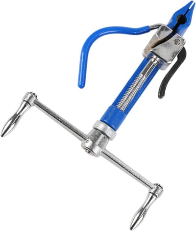 Roestvrij Staal Spanner - Kabelbinder Tang - Banden Vastzetten - Spannen En Snijden - 29 cm Lengte - Blauw