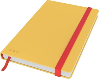 Leitz Cosy Notitieboek A5 Soft Touch Gelijnd - Notitieboek Hardcover - Warm Geel