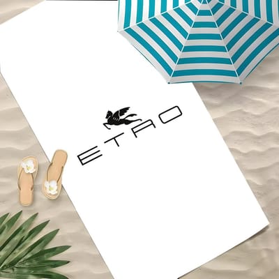 E-Etro Serviette Polyester Serviette de Plage Séchage Rapide Sans Sable Serviette de Bain Pour l'Été Piscine Voyage Vacances 60x35CM